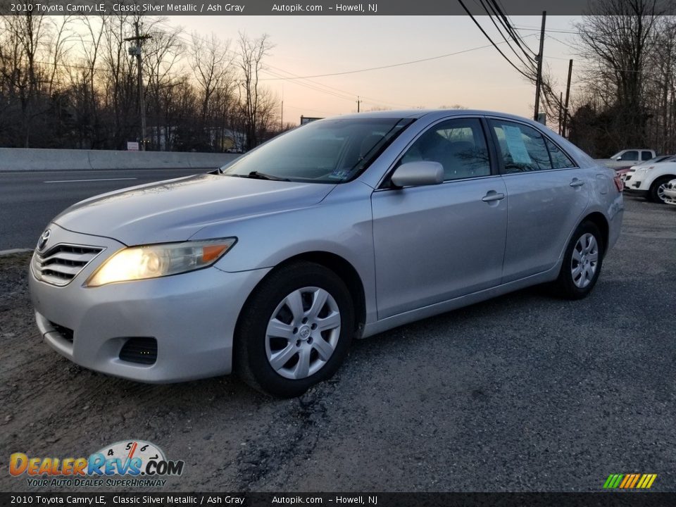 2010 Toyota Camry LE Classic Silver Metallic / Ash Gray Photo #7