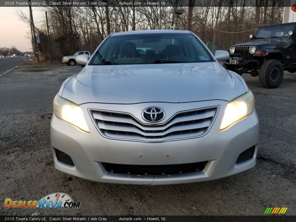 2010 Toyota Camry LE Classic Silver Metallic / Ash Gray Photo #8