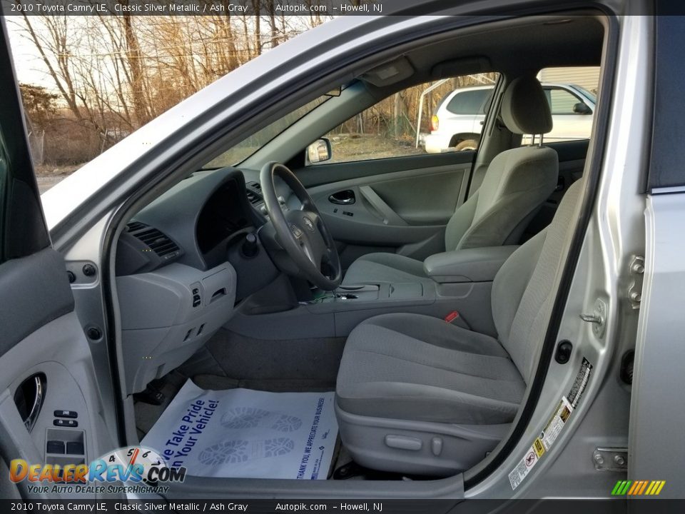 2010 Toyota Camry LE Classic Silver Metallic / Ash Gray Photo #9