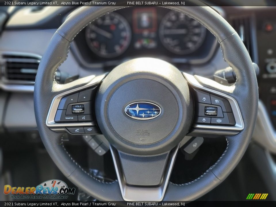 2021 Subaru Legacy Limited XT Abyss Blue Pearl / Titanium Gray Photo #12