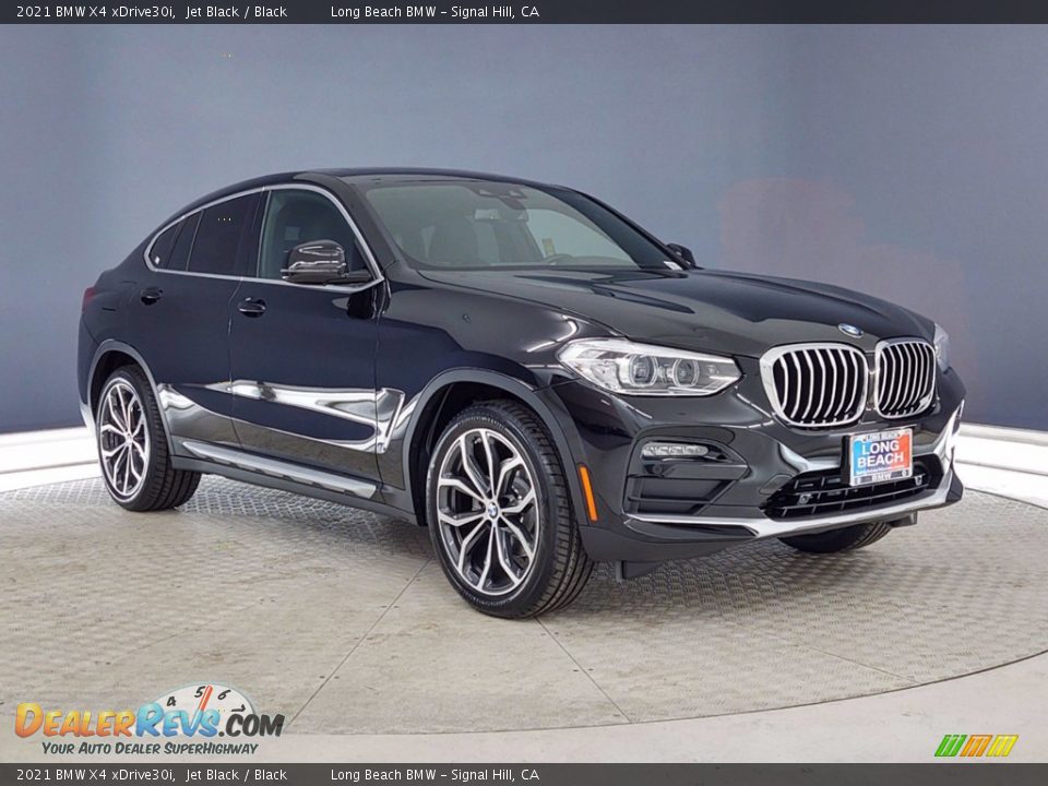 2021 BMW X4 xDrive30i Jet Black / Black Photo #1