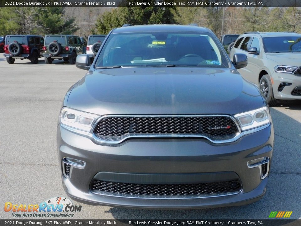 2021 Dodge Durango SXT Plus AWD Granite Metallic / Black Photo #2