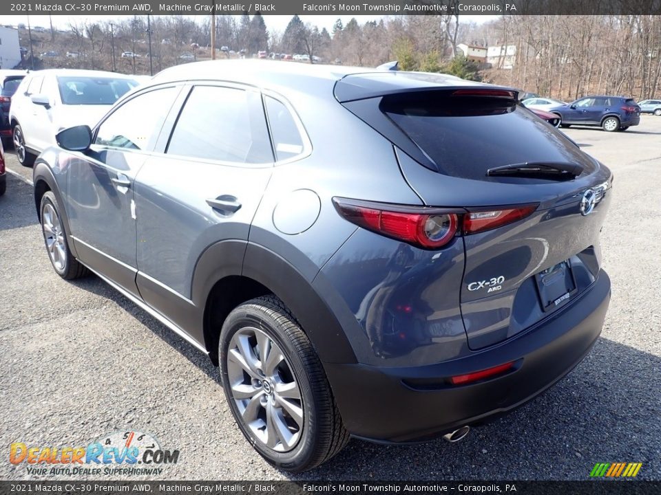 2021 Mazda CX-30 Premium AWD Machine Gray Metallic / Black Photo #6