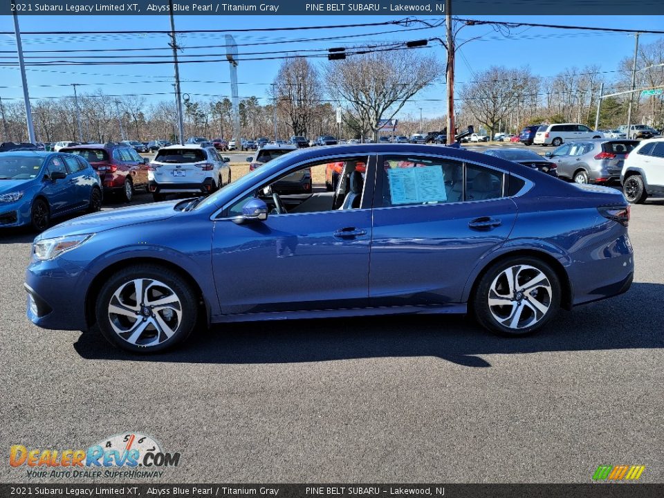2021 Subaru Legacy Limited XT Abyss Blue Pearl / Titanium Gray Photo #18
