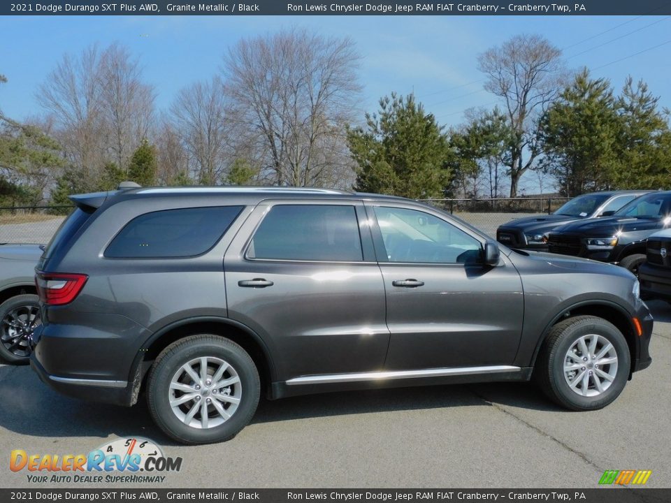 2021 Dodge Durango SXT Plus AWD Granite Metallic / Black Photo #4