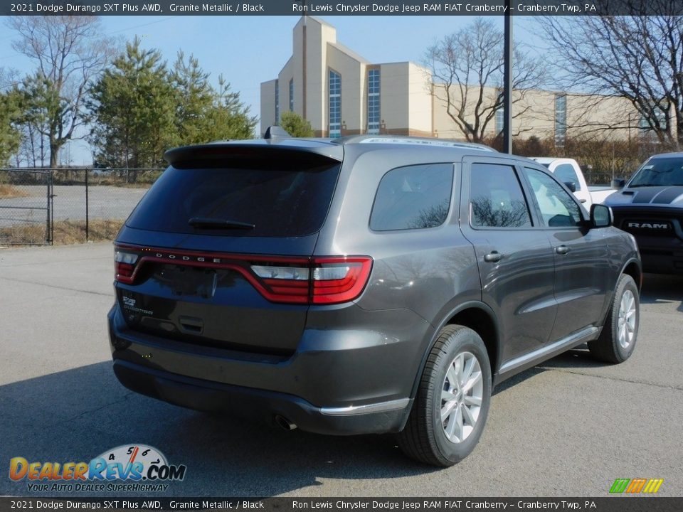 2021 Dodge Durango SXT Plus AWD Granite Metallic / Black Photo #5