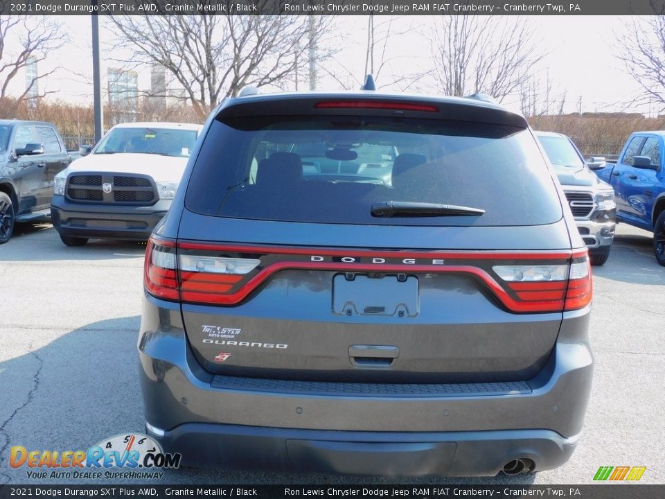 2021 Dodge Durango SXT Plus AWD Granite Metallic / Black Photo #6