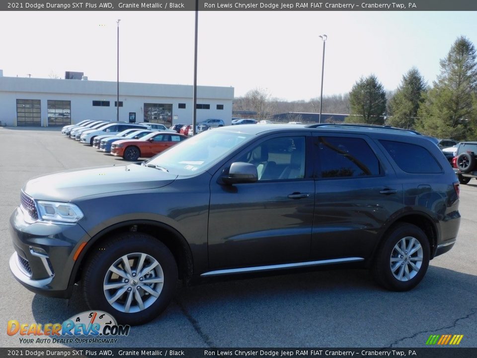 2021 Dodge Durango SXT Plus AWD Granite Metallic / Black Photo #9