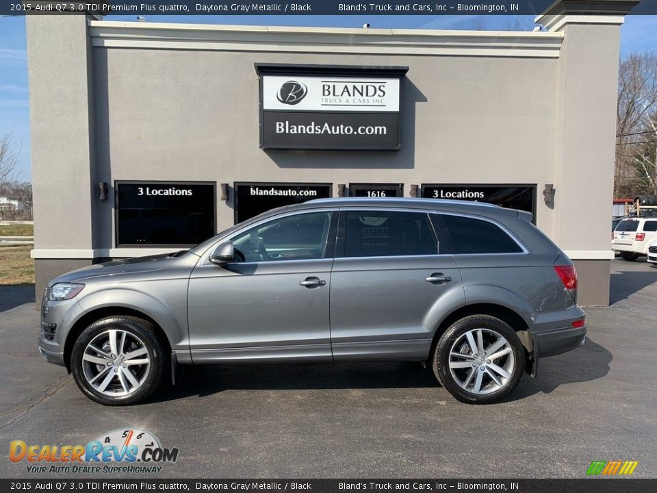 2015 Audi Q7 3.0 TDI Premium Plus quattro Daytona Gray Metallic / Black Photo #1