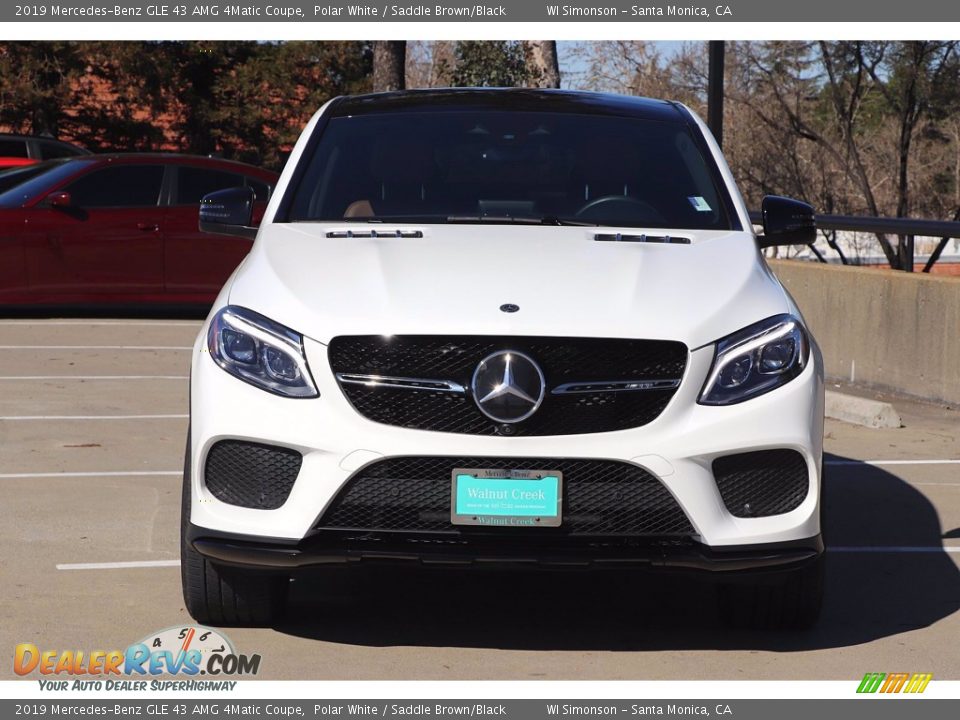 2019 Mercedes-Benz GLE 43 AMG 4Matic Coupe Polar White / Saddle Brown/Black Photo #3