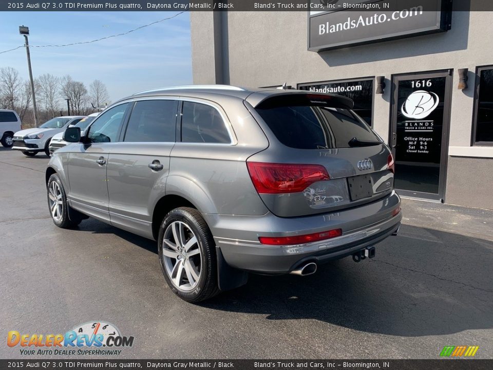 2015 Audi Q7 3.0 TDI Premium Plus quattro Daytona Gray Metallic / Black Photo #3