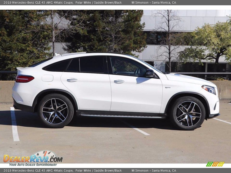 Polar White 2019 Mercedes-Benz GLE 43 AMG 4Matic Coupe Photo #4