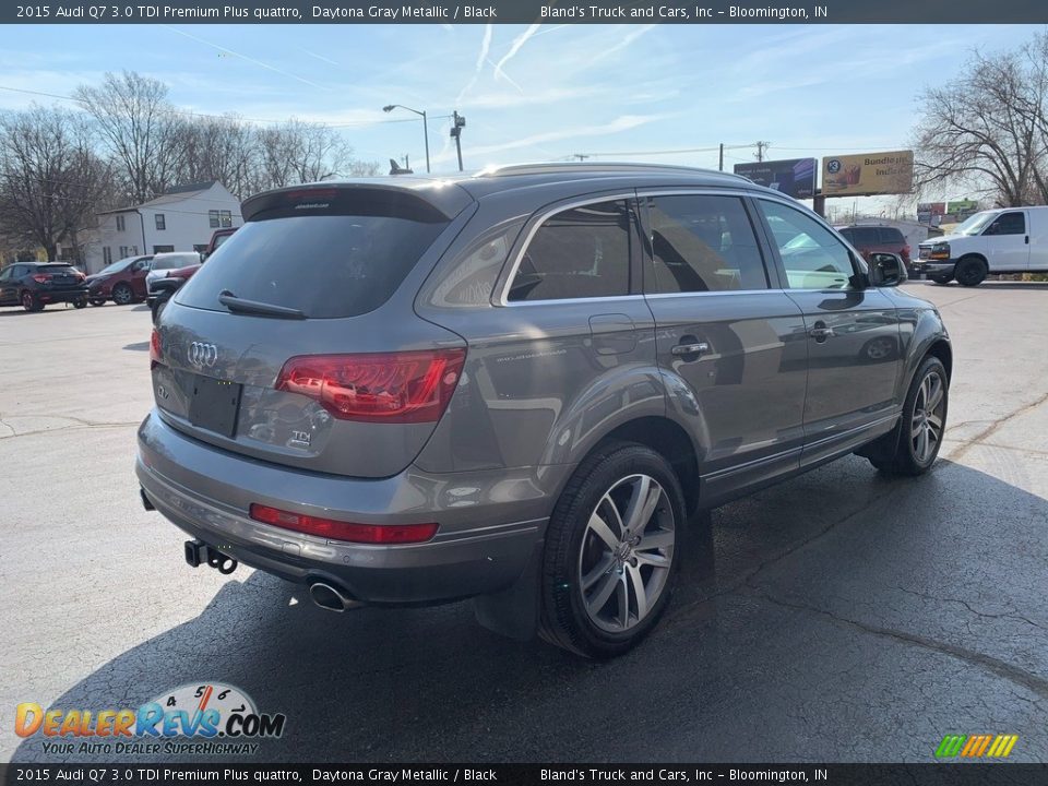 2015 Audi Q7 3.0 TDI Premium Plus quattro Daytona Gray Metallic / Black Photo #4