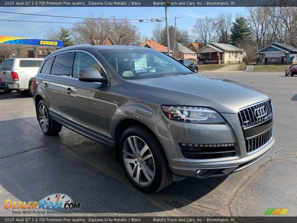 2015 Audi Q7 3.0 TDI Premium Plus quattro Daytona Gray Metallic / Black Photo #5