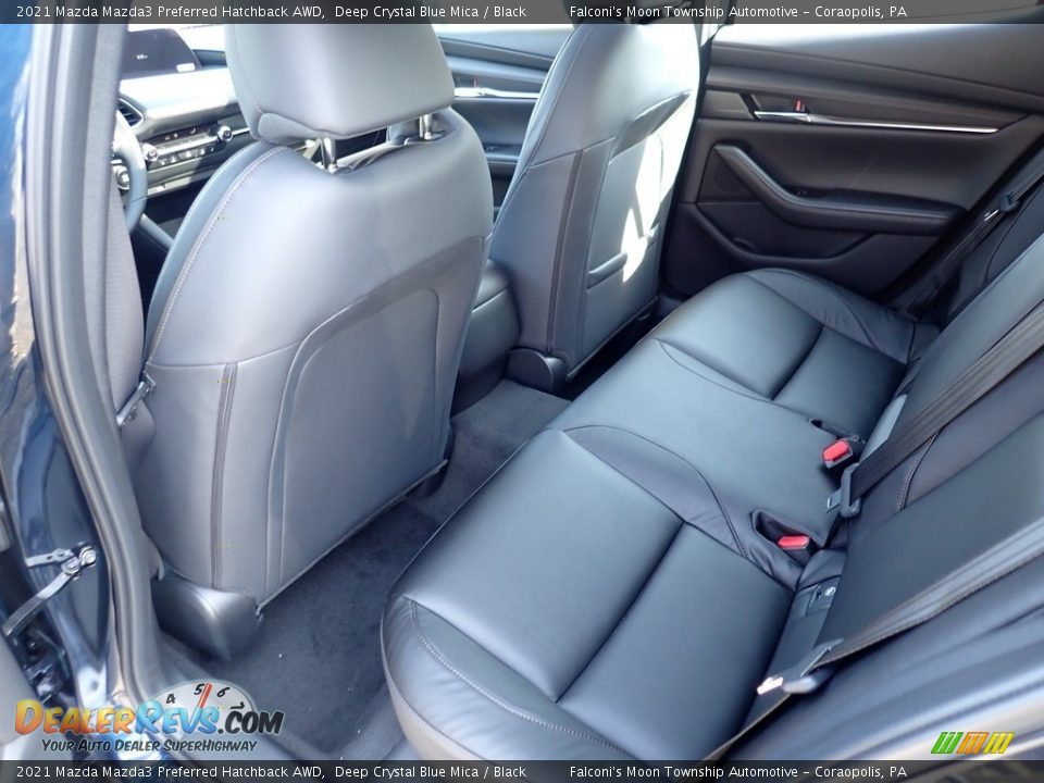 Rear Seat of 2021 Mazda Mazda3 Preferred Hatchback AWD Photo #8