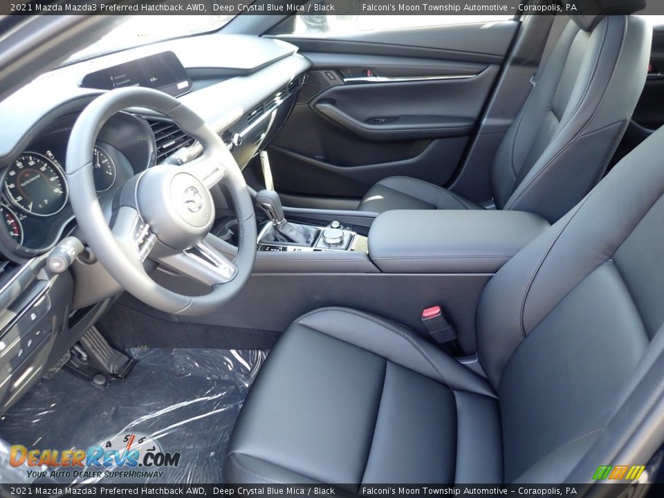 Front Seat of 2021 Mazda Mazda3 Preferred Hatchback AWD Photo #10