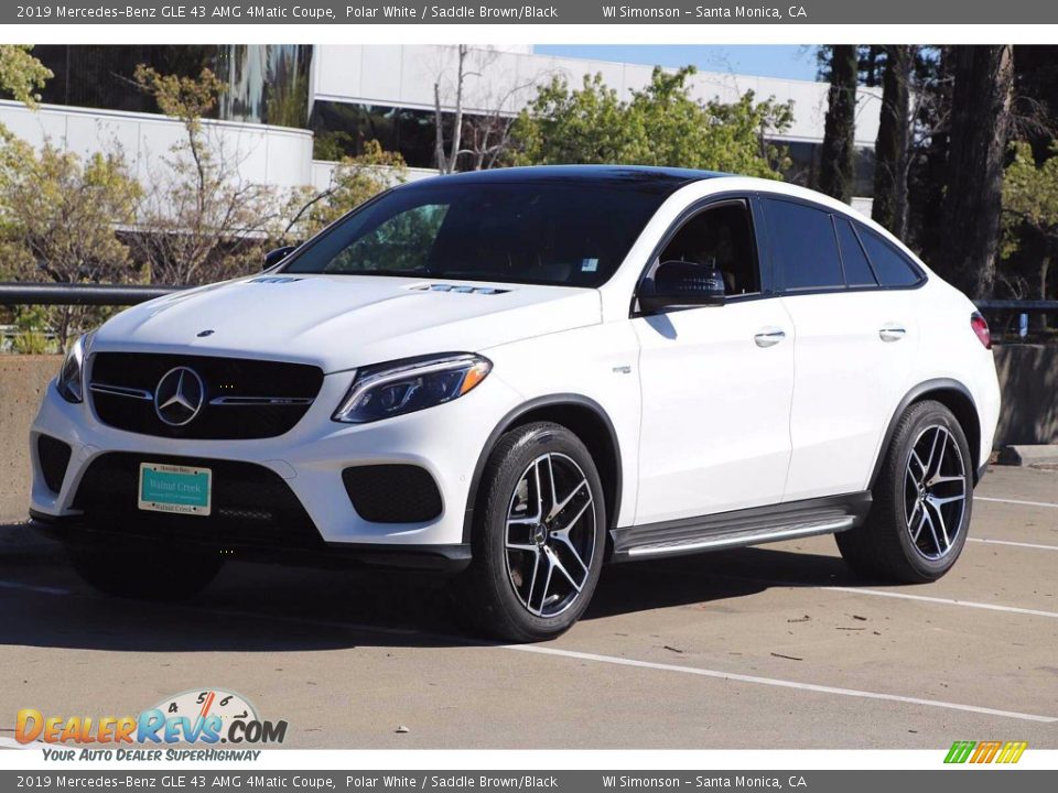 2019 Mercedes-Benz GLE 43 AMG 4Matic Coupe Polar White / Saddle Brown/Black Photo #11