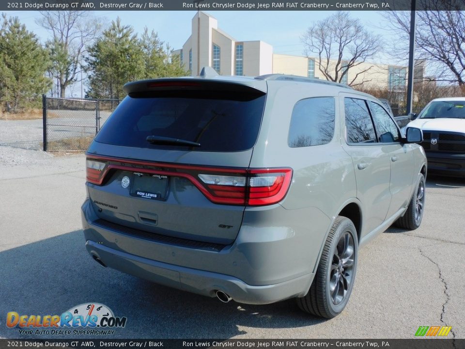 2021 Dodge Durango GT AWD Destroyer Gray / Black Photo #5