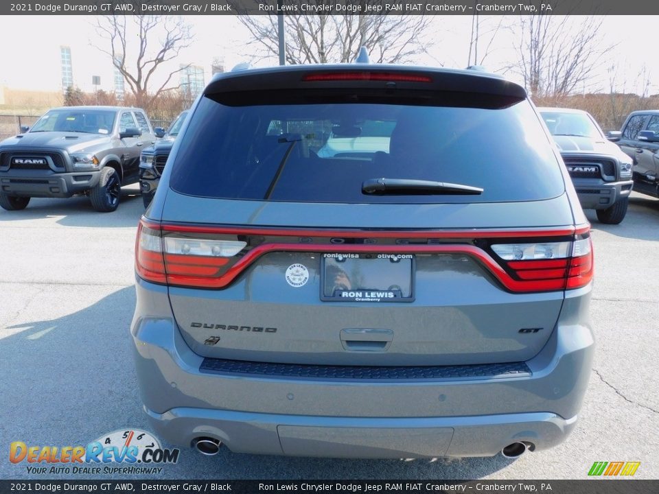 2021 Dodge Durango GT AWD Destroyer Gray / Black Photo #6