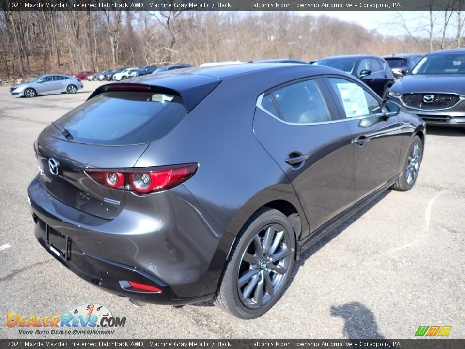 2021 Mazda Mazda3 Preferred Hatchback AWD Machine Gray Metallic / Black Photo #2