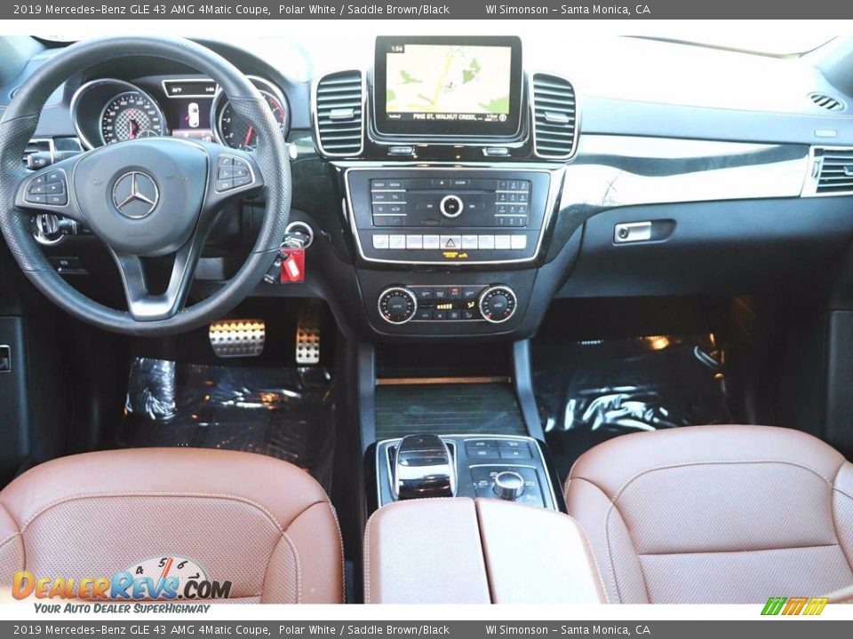 Front Seat of 2019 Mercedes-Benz GLE 43 AMG 4Matic Coupe Photo #16