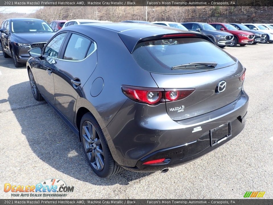 2021 Mazda Mazda3 Preferred Hatchback AWD Machine Gray Metallic / Black Photo #6