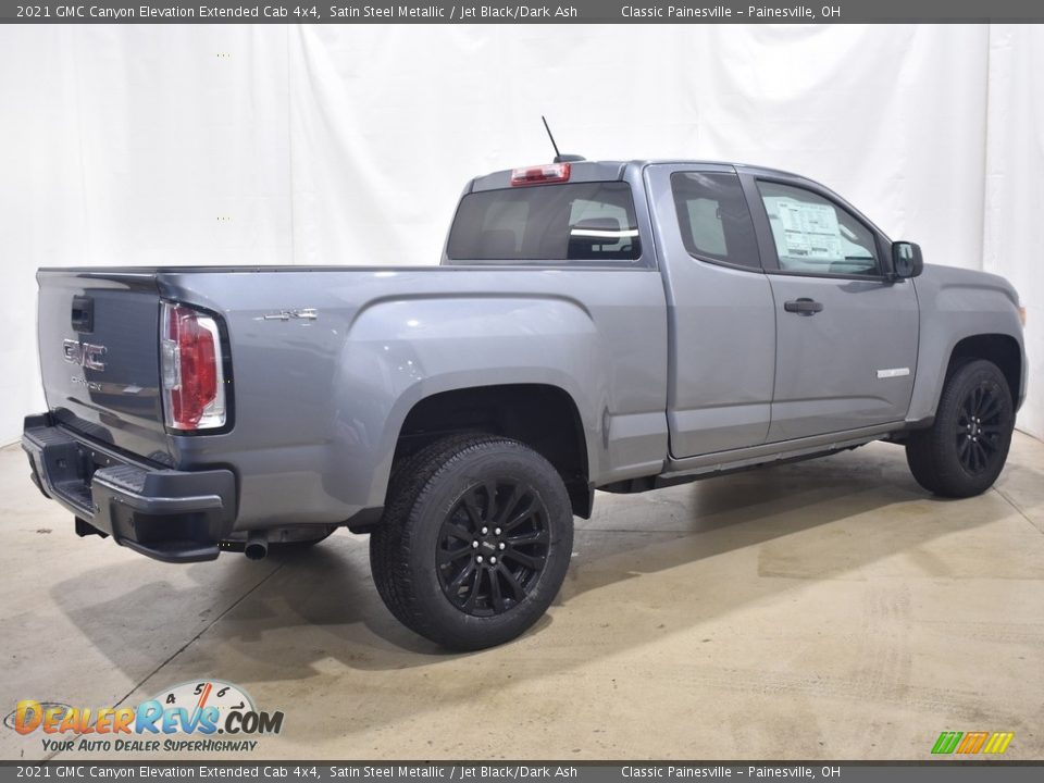 2021 GMC Canyon Elevation Extended Cab 4x4 Satin Steel Metallic / Jet Black/Dark Ash Photo #2