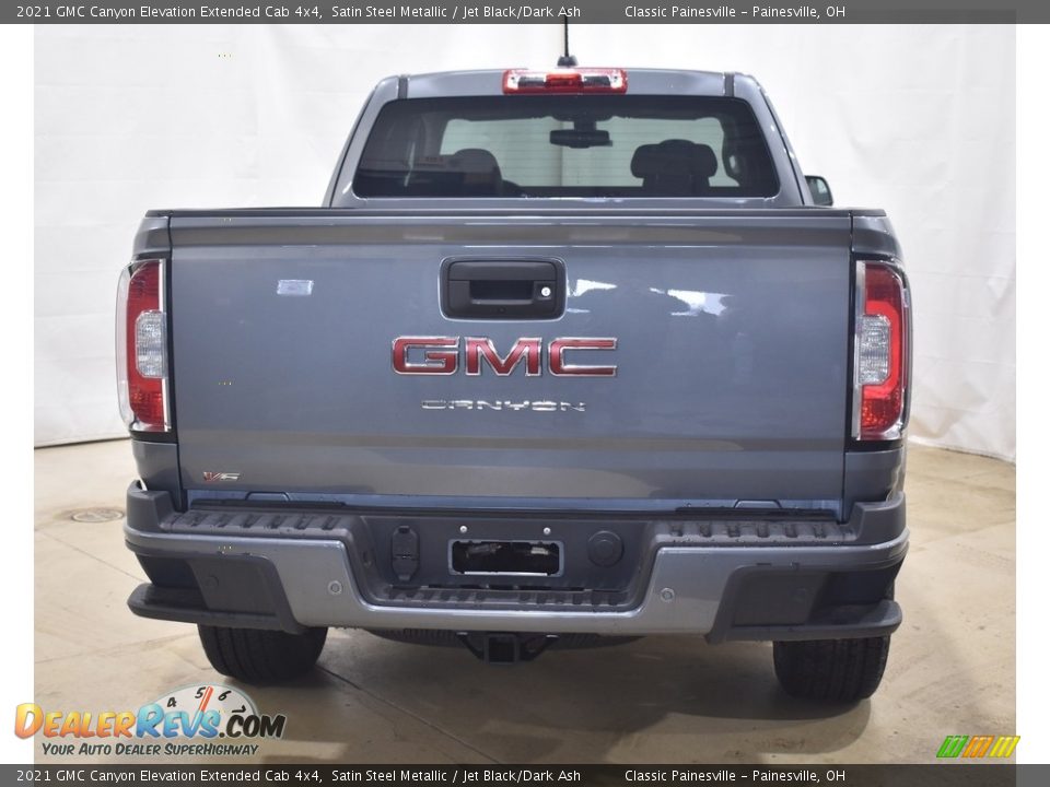 2021 GMC Canyon Elevation Extended Cab 4x4 Satin Steel Metallic / Jet Black/Dark Ash Photo #3