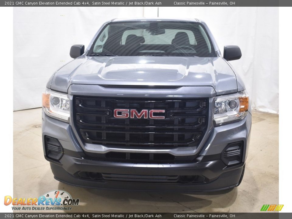 2021 GMC Canyon Elevation Extended Cab 4x4 Satin Steel Metallic / Jet Black/Dark Ash Photo #4