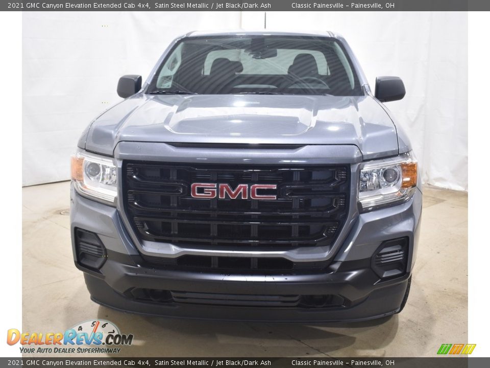 2021 GMC Canyon Elevation Extended Cab 4x4 Satin Steel Metallic / Jet Black/Dark Ash Photo #4