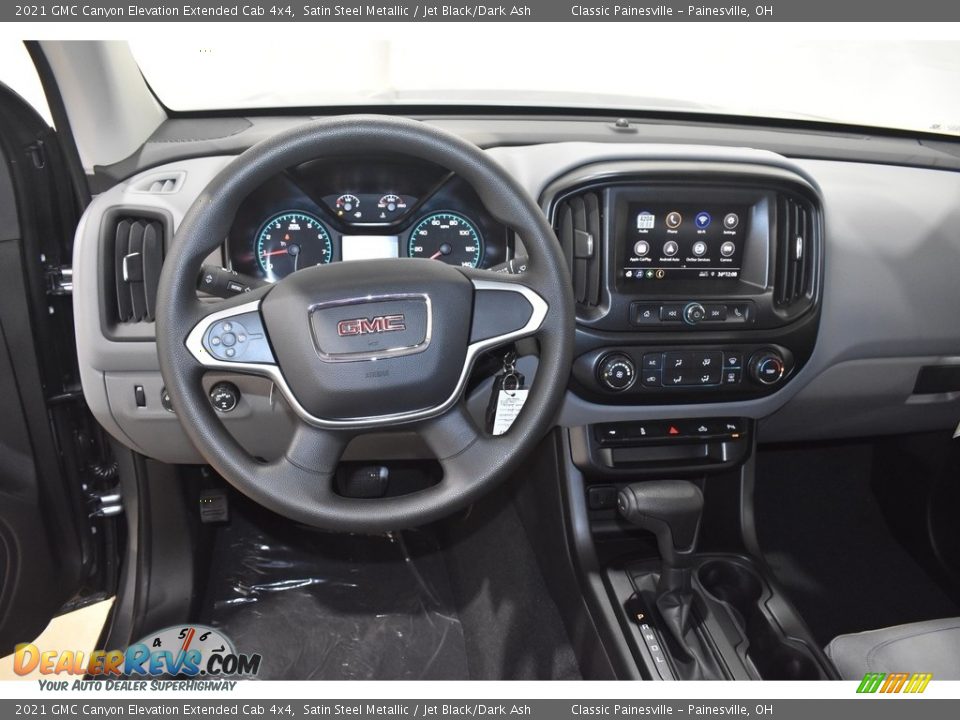 2021 GMC Canyon Elevation Extended Cab 4x4 Satin Steel Metallic / Jet Black/Dark Ash Photo #10