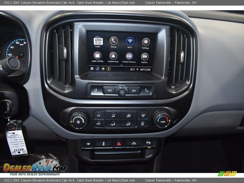 2021 GMC Canyon Elevation Extended Cab 4x4 Satin Steel Metallic / Jet Black/Dark Ash Photo #11