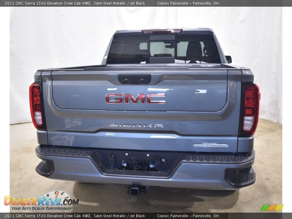 2021 GMC Sierra 1500 Elevation Crew Cab 4WD Satin Steel Metallic / Jet Black Photo #3