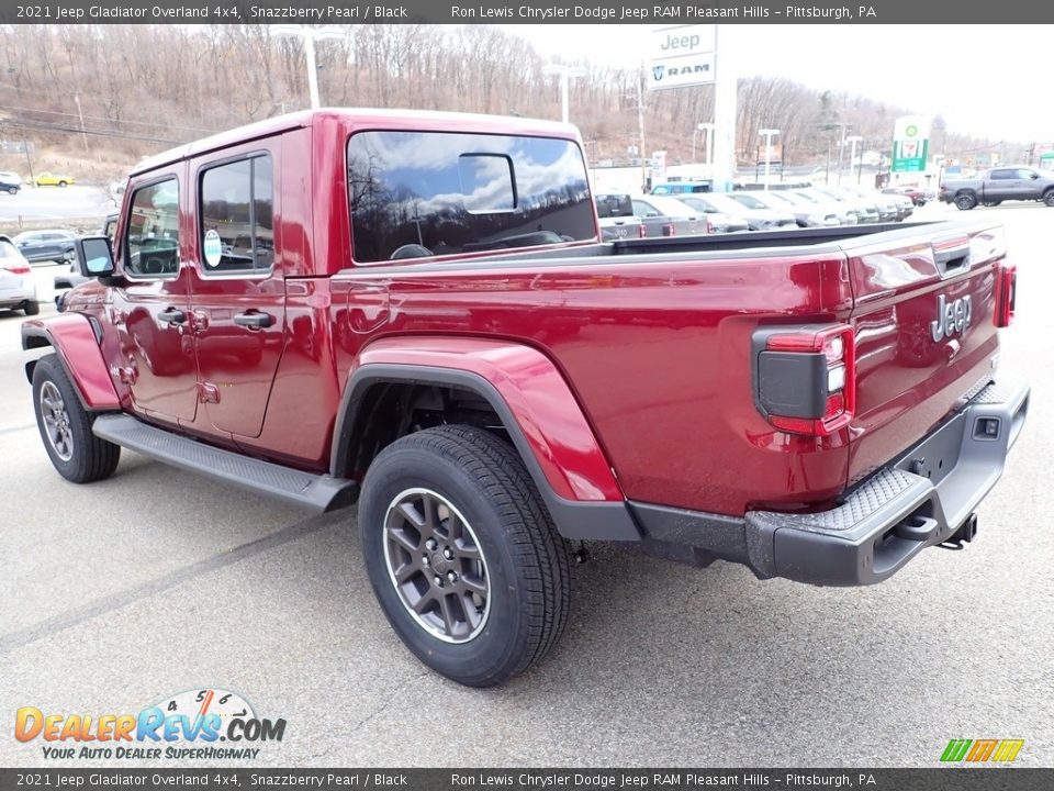 2021 Jeep Gladiator Overland 4x4 Snazzberry Pearl / Black Photo #3