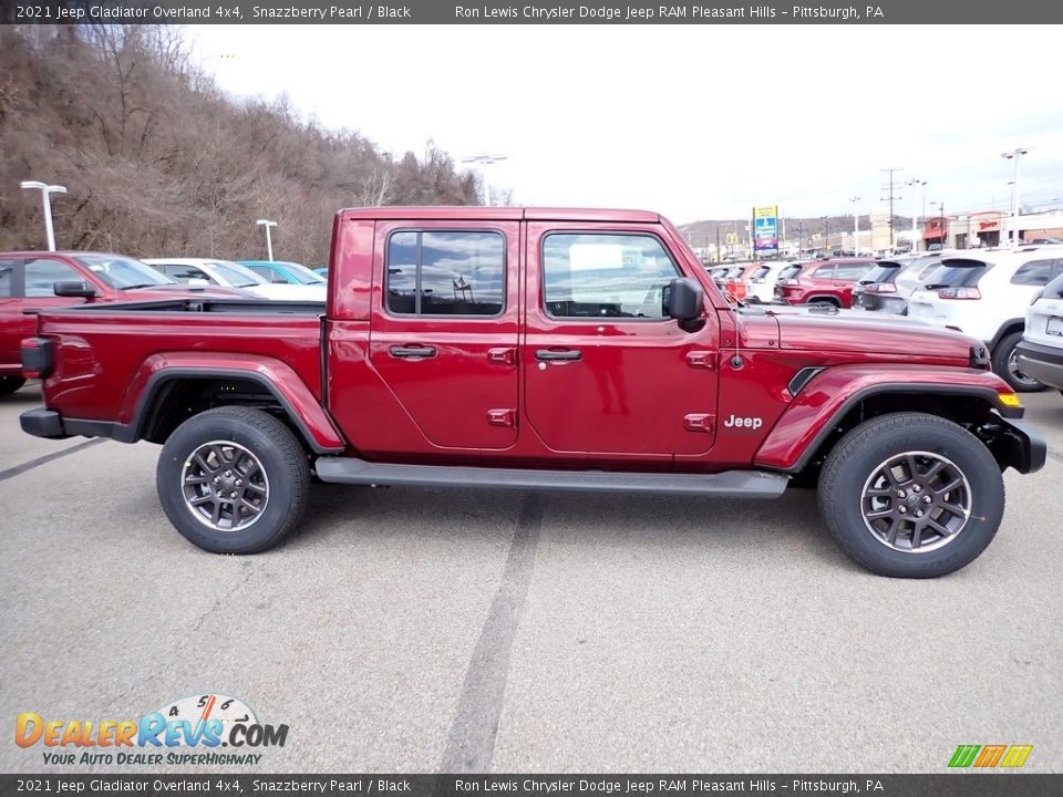 Snazzberry Pearl 2021 Jeep Gladiator Overland 4x4 Photo #6