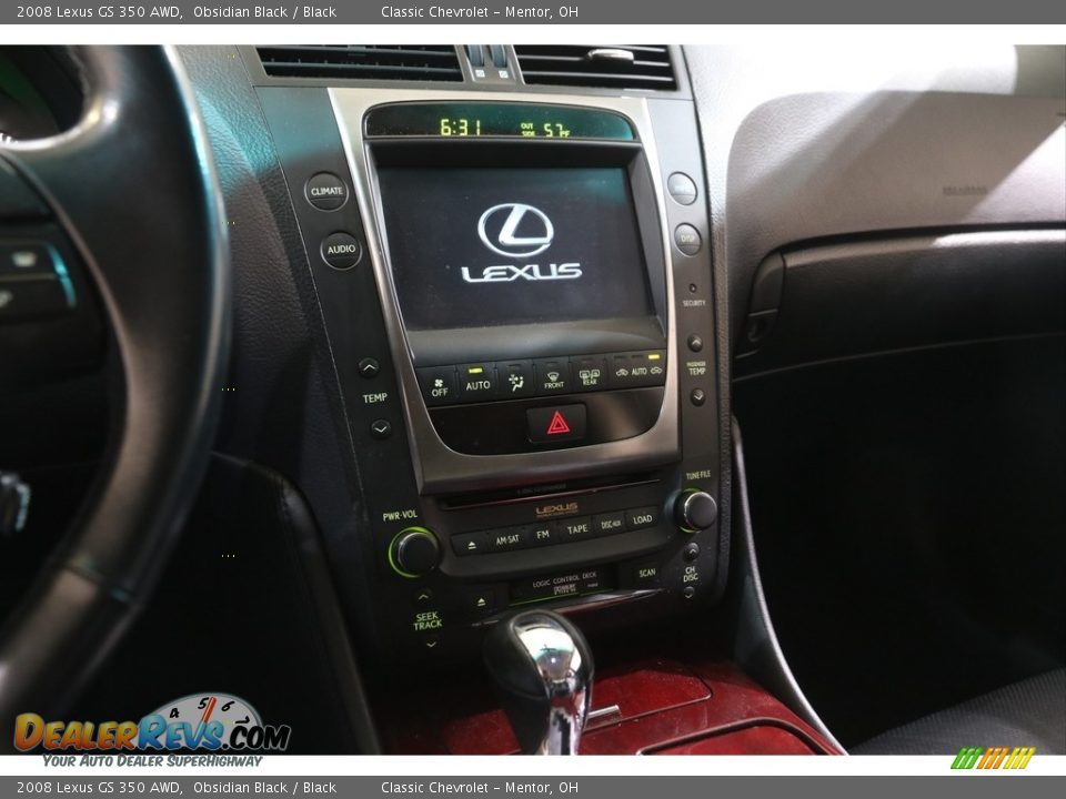 2008 Lexus GS 350 AWD Obsidian Black / Black Photo #9