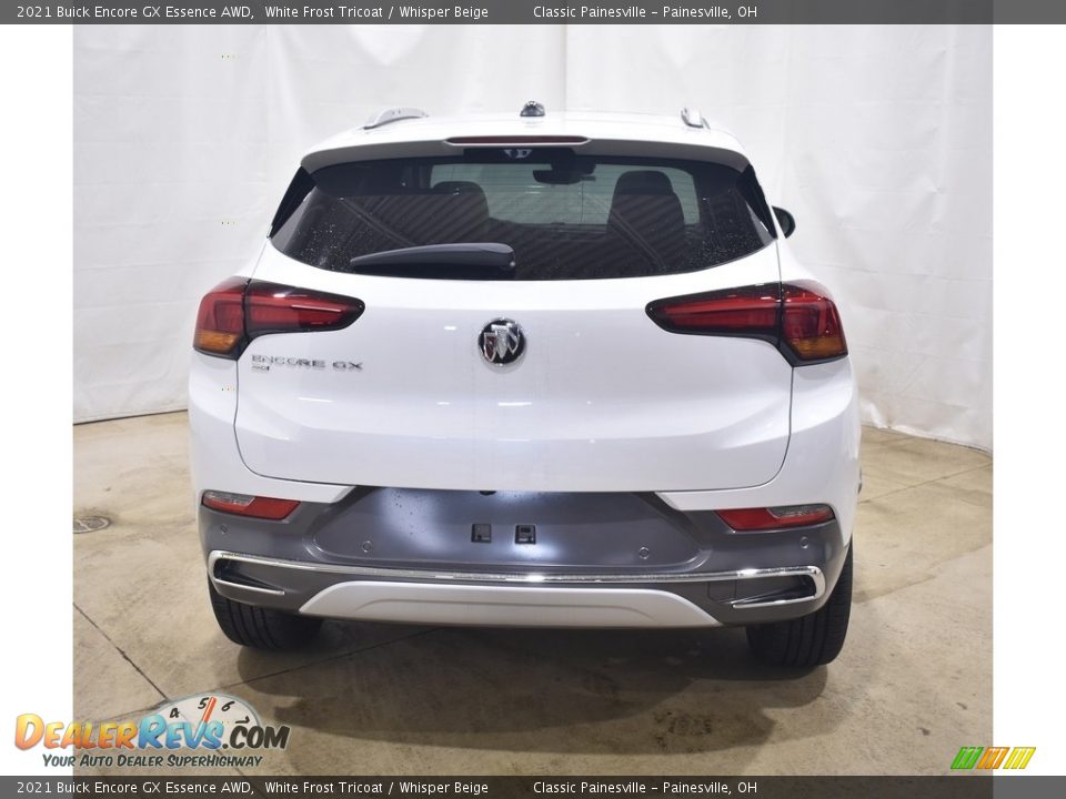 2021 Buick Encore GX Essence AWD White Frost Tricoat / Whisper Beige Photo #3