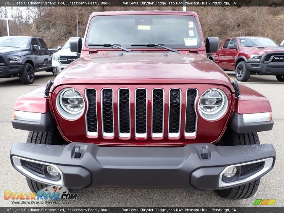 2021 Jeep Gladiator Overland 4x4 Snazzberry Pearl / Black Photo #8