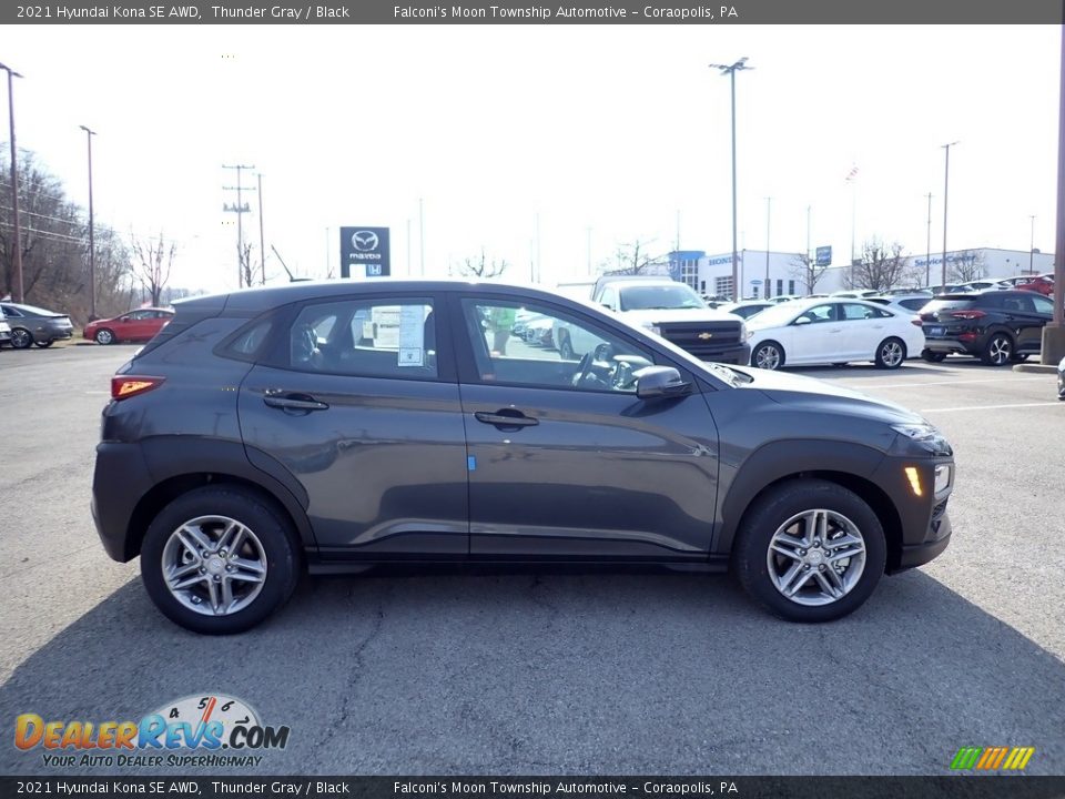 2021 Hyundai Kona SE AWD Thunder Gray / Black Photo #1