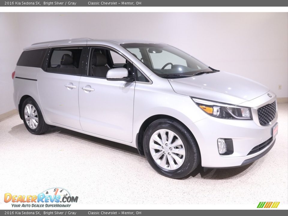 Bright Silver 2016 Kia Sedona SX Photo #1