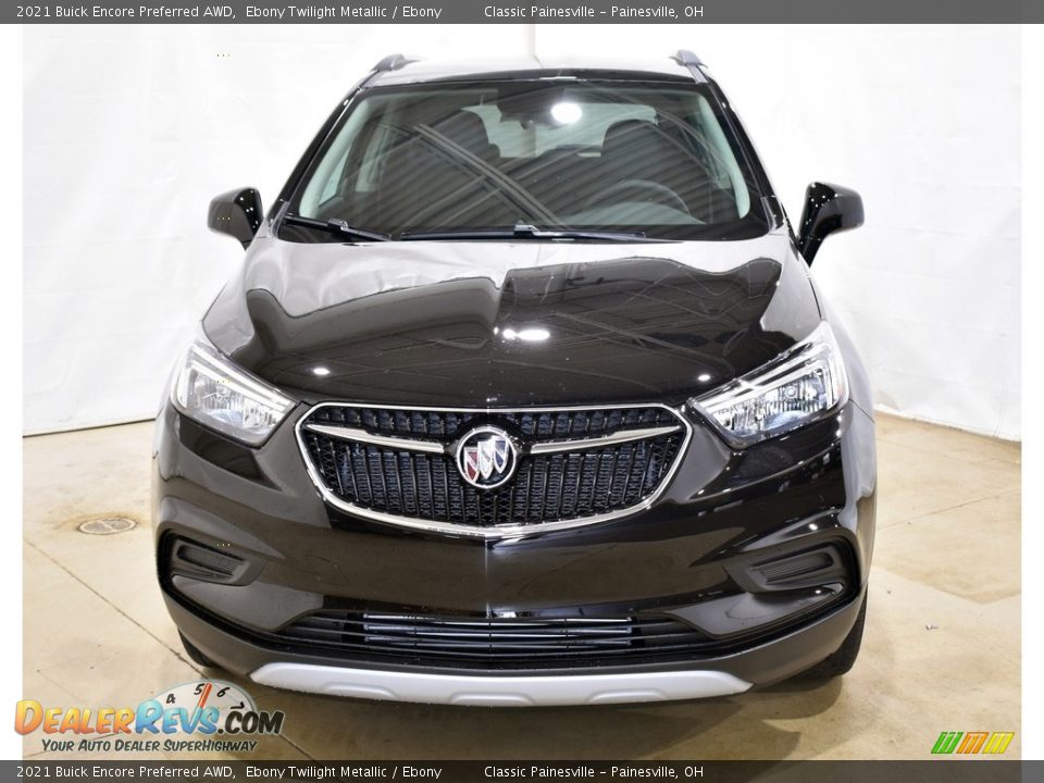 2021 Buick Encore Preferred AWD Ebony Twilight Metallic / Ebony Photo #4