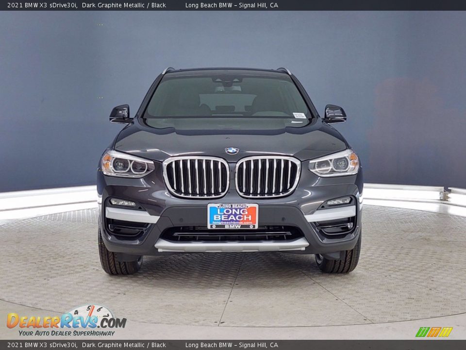 2021 BMW X3 sDrive30i Dark Graphite Metallic / Black Photo #2