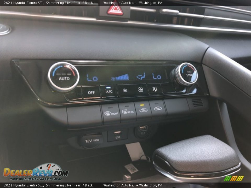 2021 Hyundai Elantra SEL Shimmering Silver Pearl / Black Photo #7