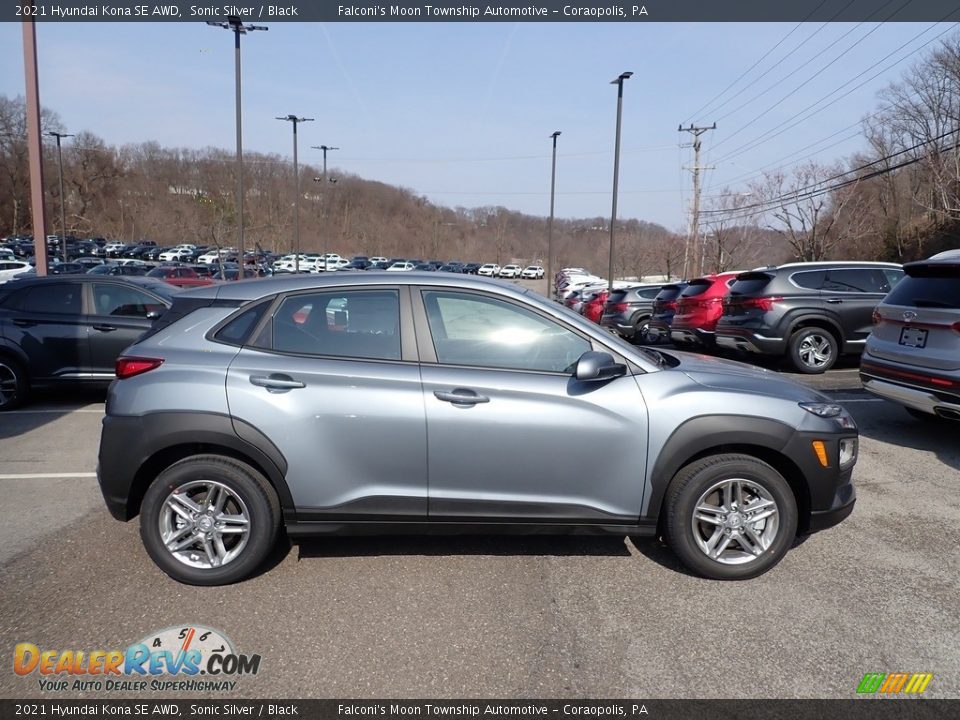 2021 Hyundai Kona SE AWD Sonic Silver / Black Photo #1