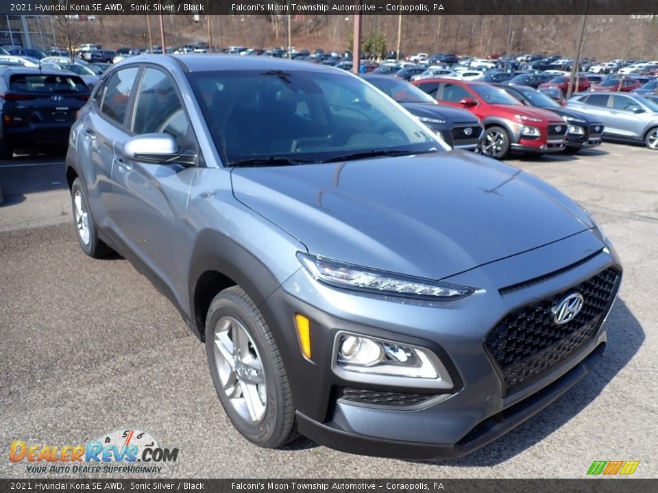 2021 Hyundai Kona SE AWD Sonic Silver / Black Photo #3