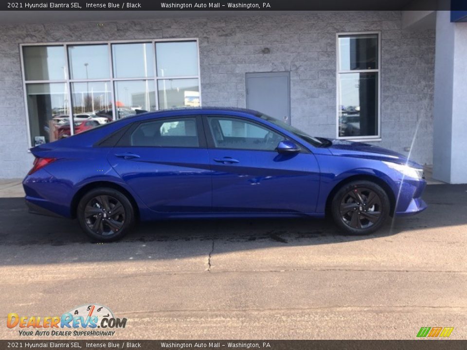 2021 Hyundai Elantra SEL Intense Blue / Black Photo #2