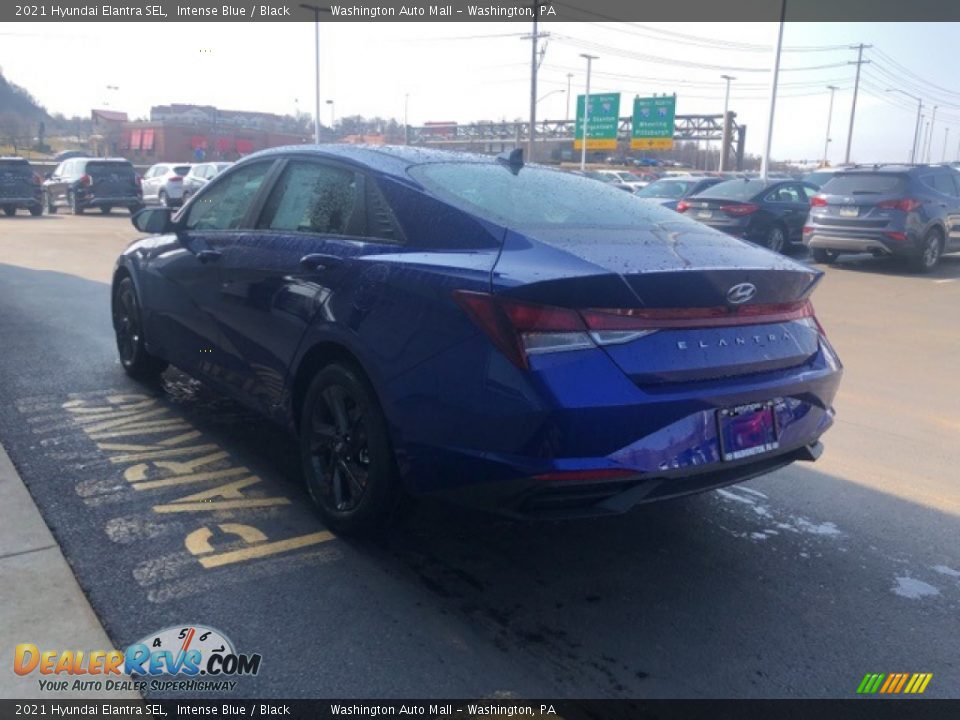 2021 Hyundai Elantra SEL Intense Blue / Black Photo #3