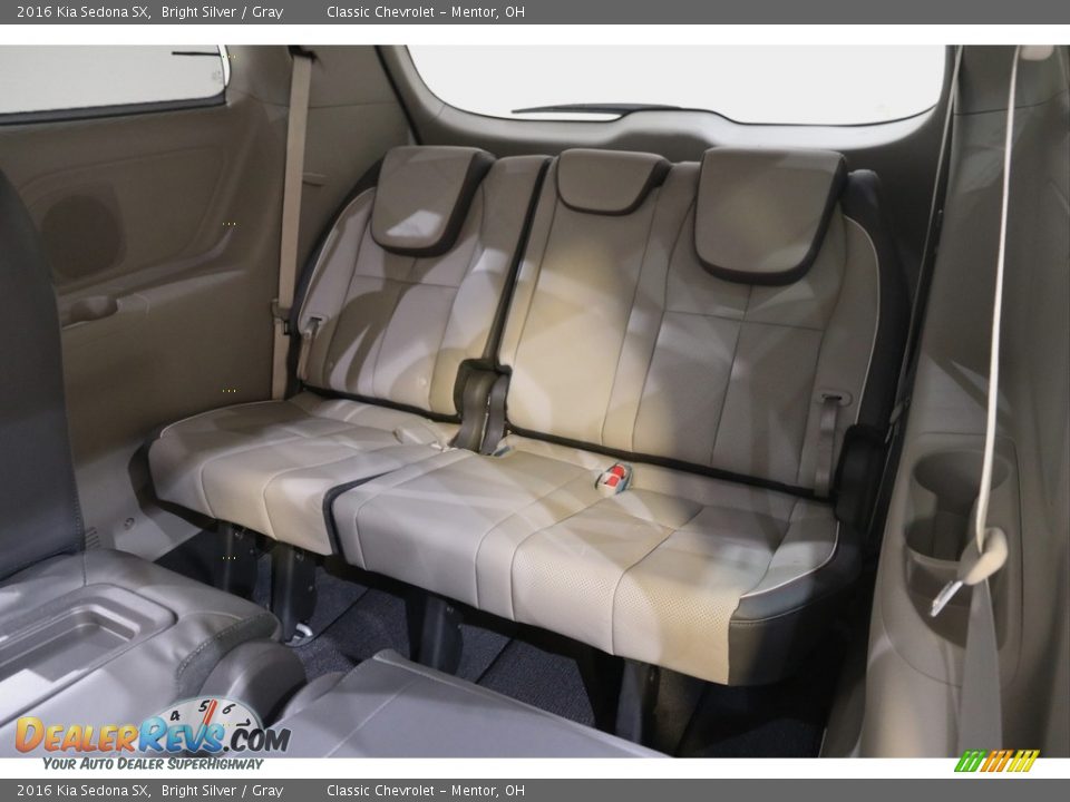 Rear Seat of 2016 Kia Sedona SX Photo #19