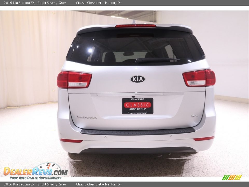 2016 Kia Sedona SX Bright Silver / Gray Photo #20