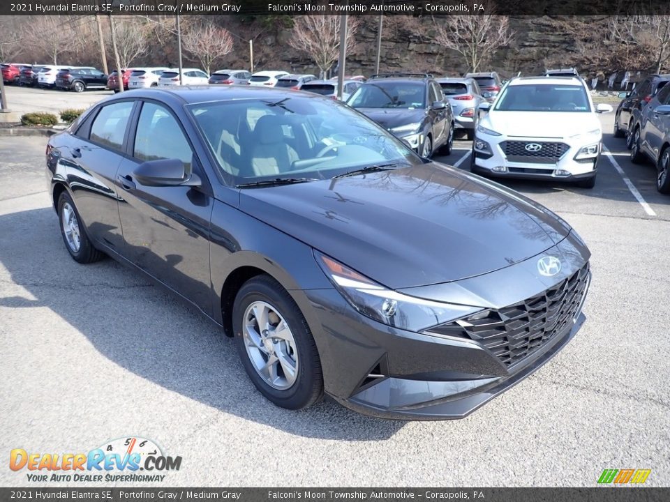 2021 Hyundai Elantra SE Portofino Gray / Medium Gray Photo #3